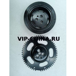 Шкив коленвала Sollers Atlant 2.7D 149л.с (Евро 5) (двиг. HFC4DE1-1D) 1005100FE010 ORG JAC